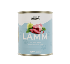 Lamm mit Rote Beete, Haferkleie und Apfel