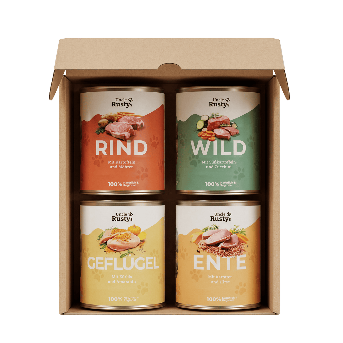Kennenlern Angebot: 4 Sorten á 400g
