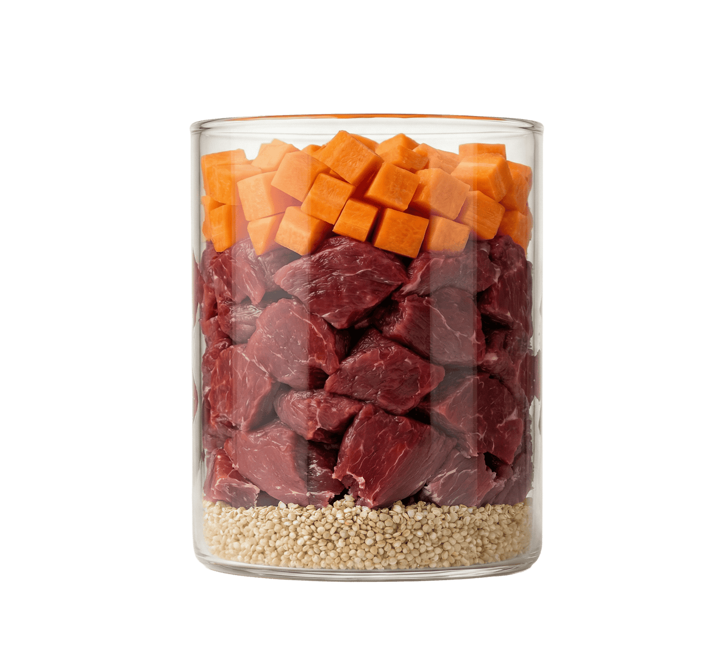 Pferd mit Karotte und Quinoa